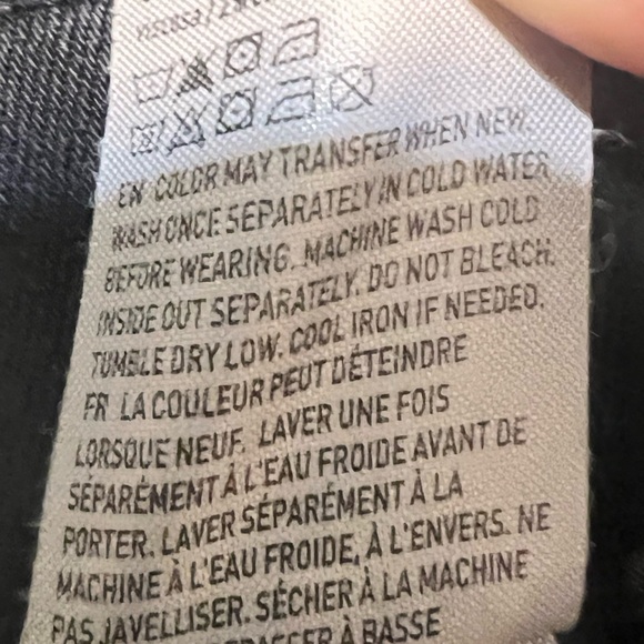 American Eagle Next Level Stretch Curvy Hi Rise Jegging Distressed Black 000Reg - Picture 13 of 13